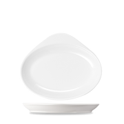 Alchemy Cook & Serve White Oval Dish No.6 - 7.75"