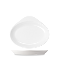 Alchemy Cook & Serve White Oval Dish No.6 - 7.75"