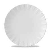 Alchemy Abstract White Coupe Plate 10 5/8"