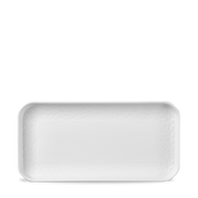 Alchemy Abstract White Deep Oblong Tray 26.3 X 13cm