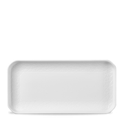 Alchemy Abstract White Deep Oblong Tray 30 X 14.5cm