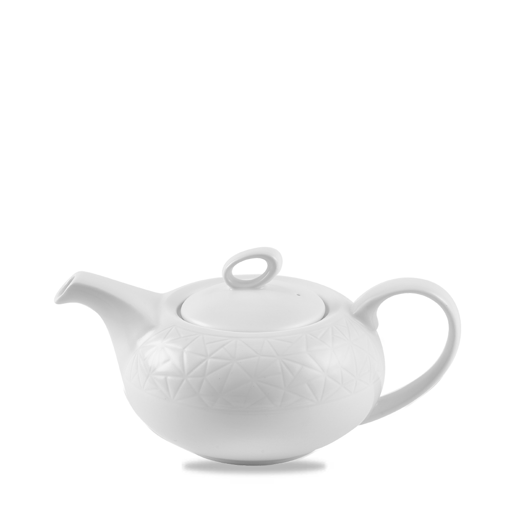 Alchemy Abstract White Teapot 15oz