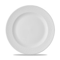 Alchemy Abstract White Plate 10"