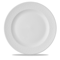Alchemy Abstract White Plate 11 3/4"