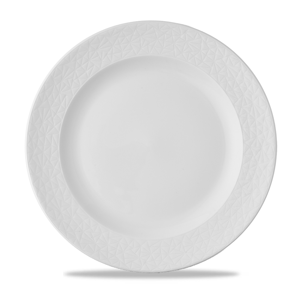 Alchemy Abstract White Plate 10.5/8"