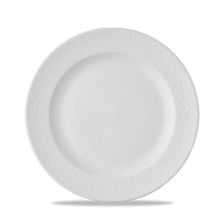 Alchemy Abstract White Plate 8"