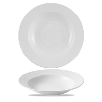 Alchemy Abstract White Round Bowl 12"