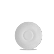 Alchemy Abstract White Saucer 5"