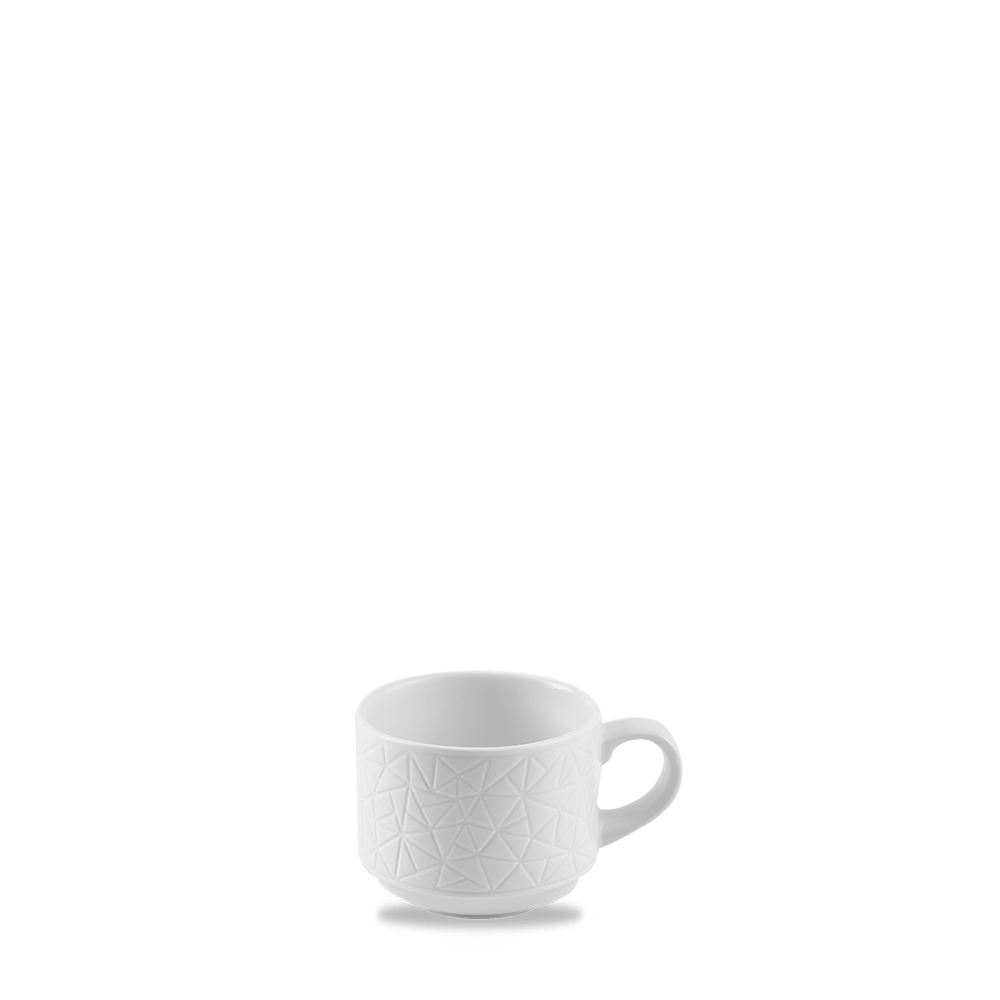 Alchemy Abstract White Cup 3oz