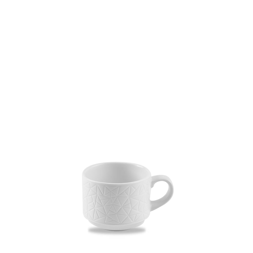 Alchemy Abstract White Tea Cup 7oz