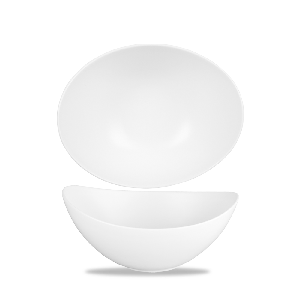 Churchill Alchemy Moonstone White Buffet Bowl 20oz