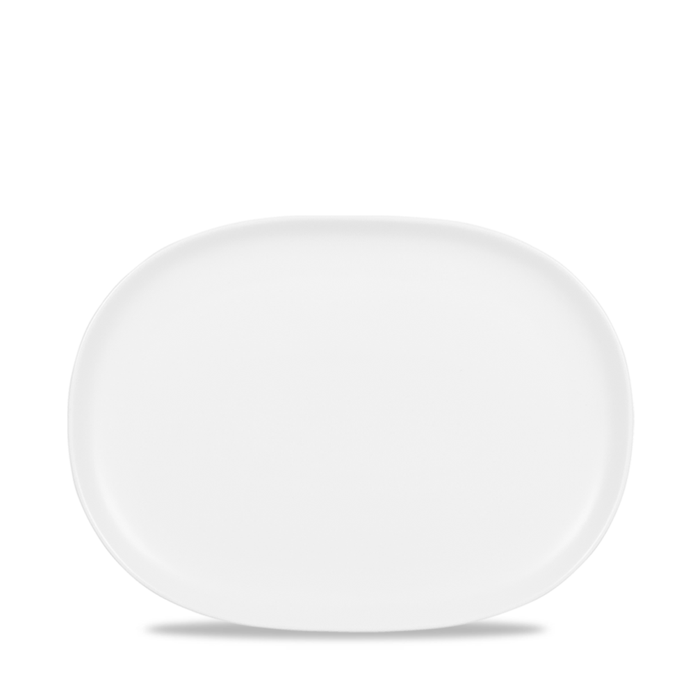 Alchemy Moonstone Oval White Plate