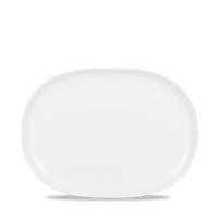 Alchemy Moonstone Oval White Plate