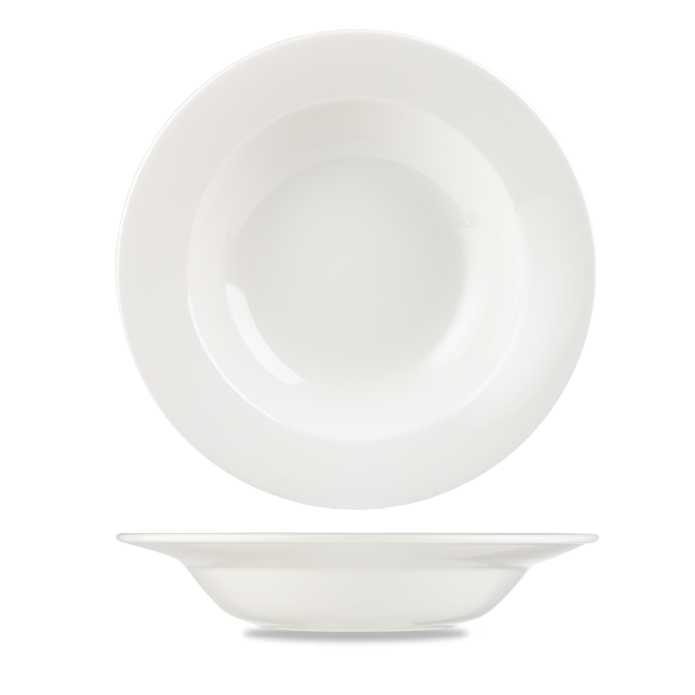 Churchill Alchemy White Rimmed Soup Bowl 18oz