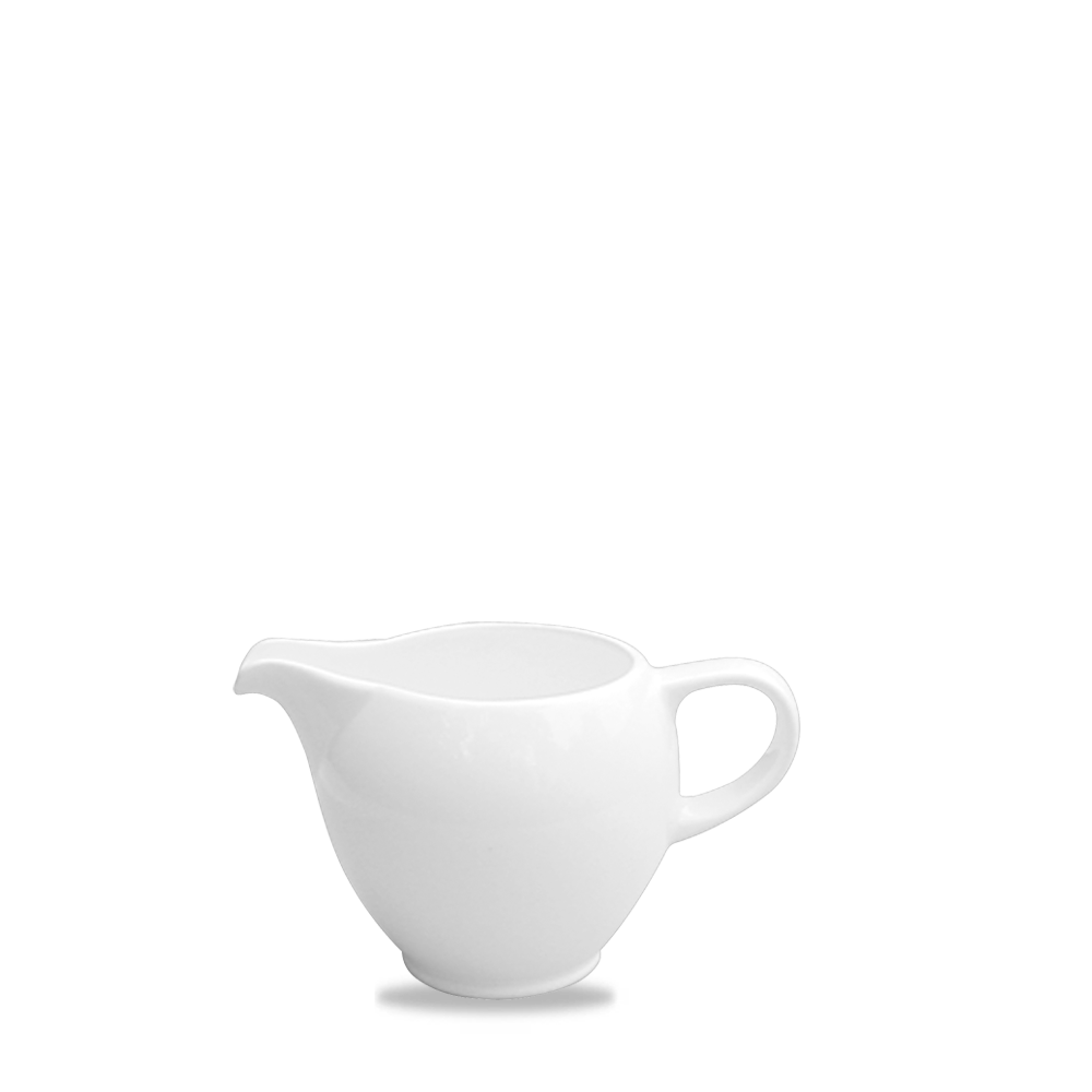 Alchemy White Jug 10oz - Contemporary Fine China Jug