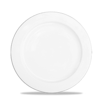Churchill Alchemy White Plate 9" - Fine China - Bespoke 77
