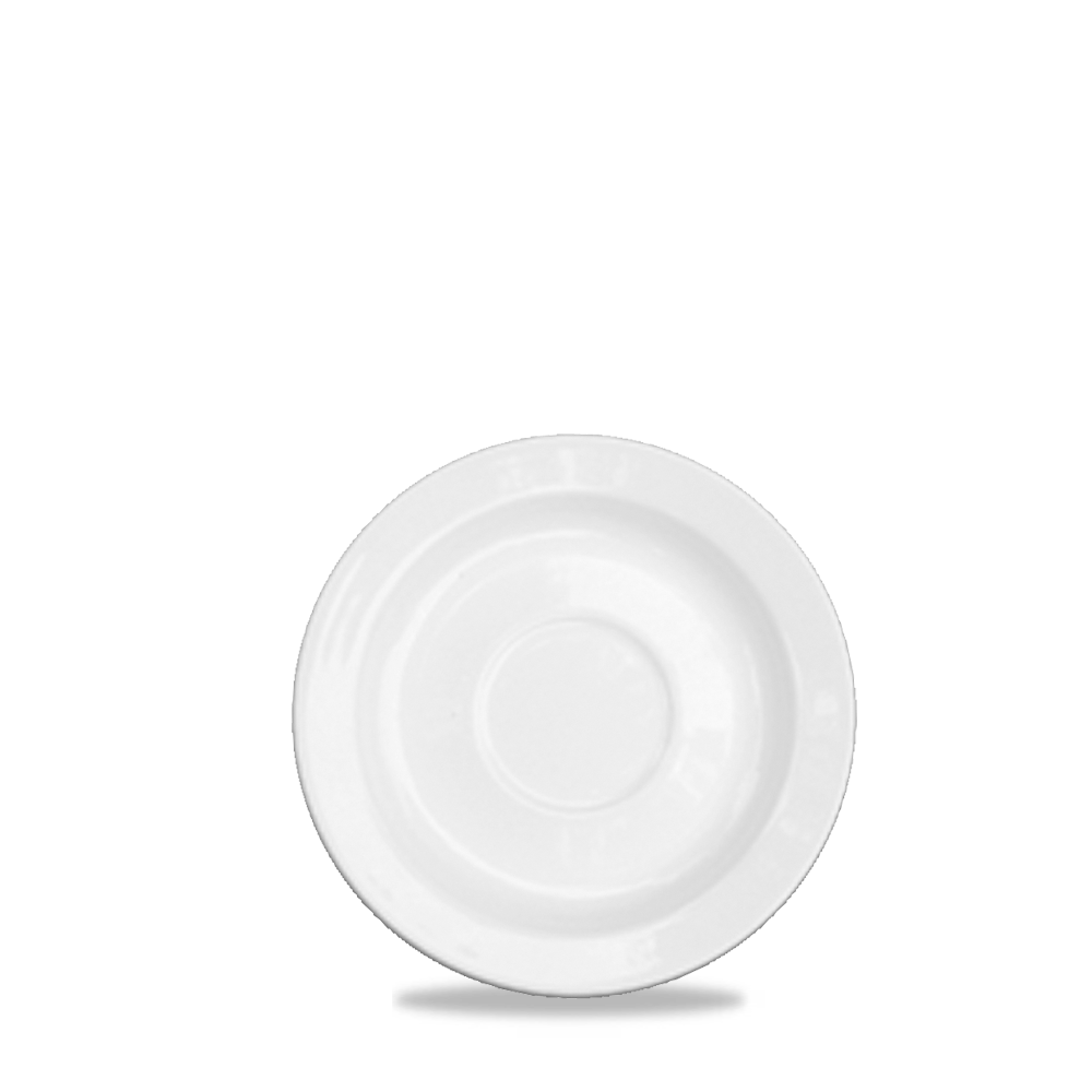 Alchemy Coast White Coffee Saucer 5"