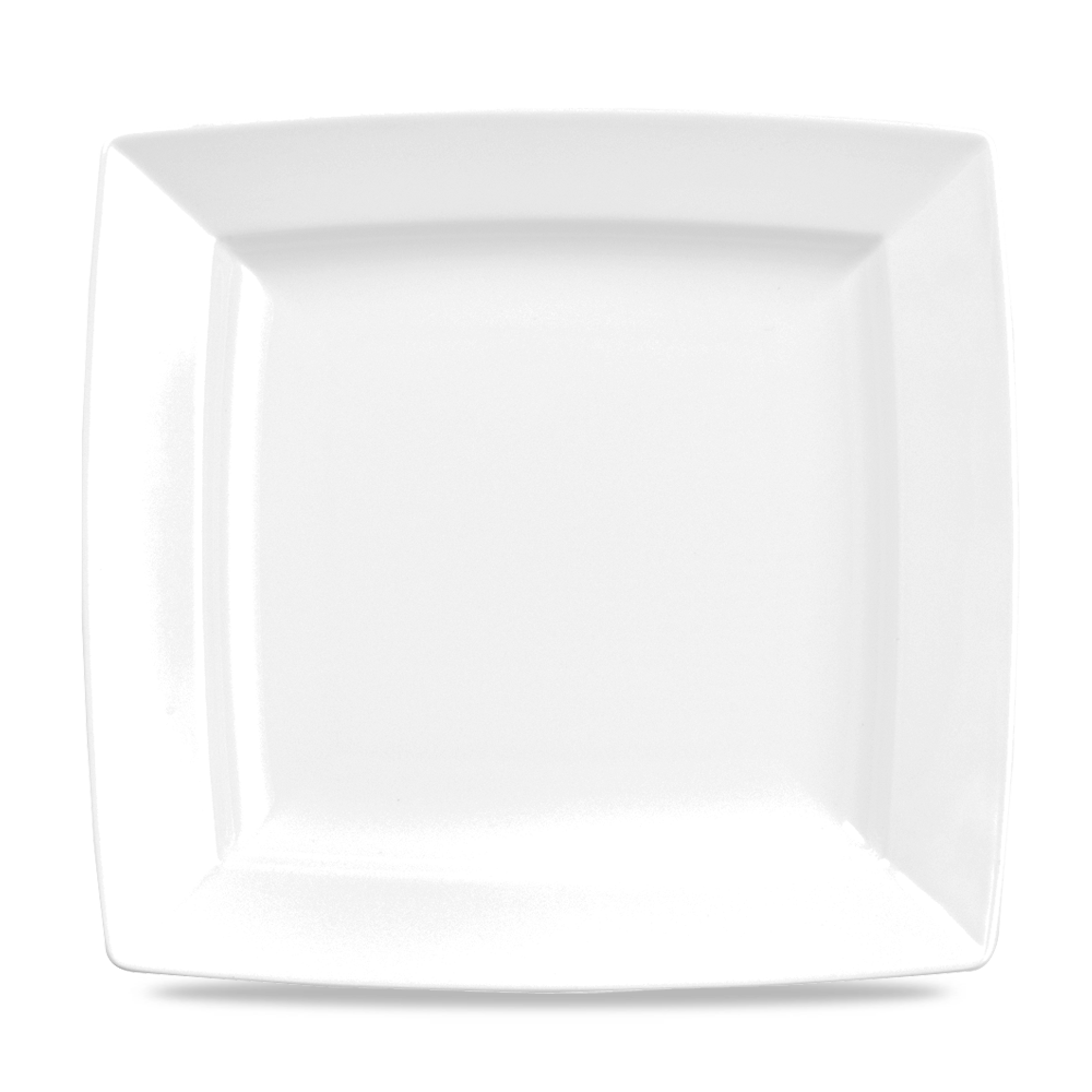 Alchemy Energy White Square Plate 11"