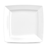 Alchemy Energy White Square Plate 11"