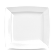 Alchemy Energy White Square Plate 9"