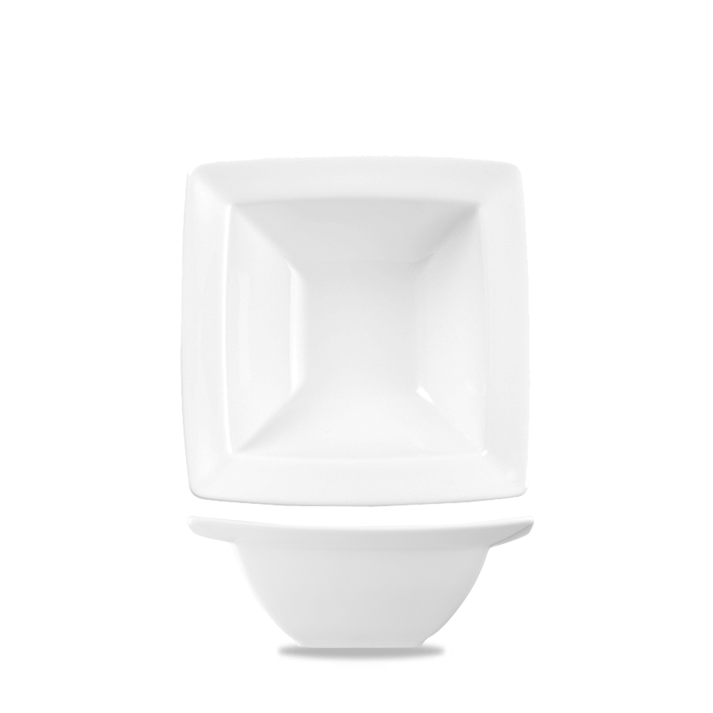 Alchemy Energy White Square Bowl 5.5"