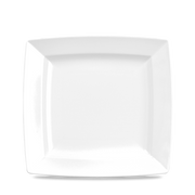 Alchemy Energy White Square Plate 7"