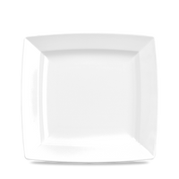 Alchemy Energy White Square Plate 7"