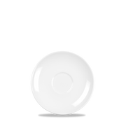 Alchemy Sequel White Coupe Saucer 5"