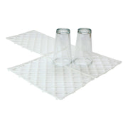 Crystal Clear Interlocking Glass Mats - Pack of 10