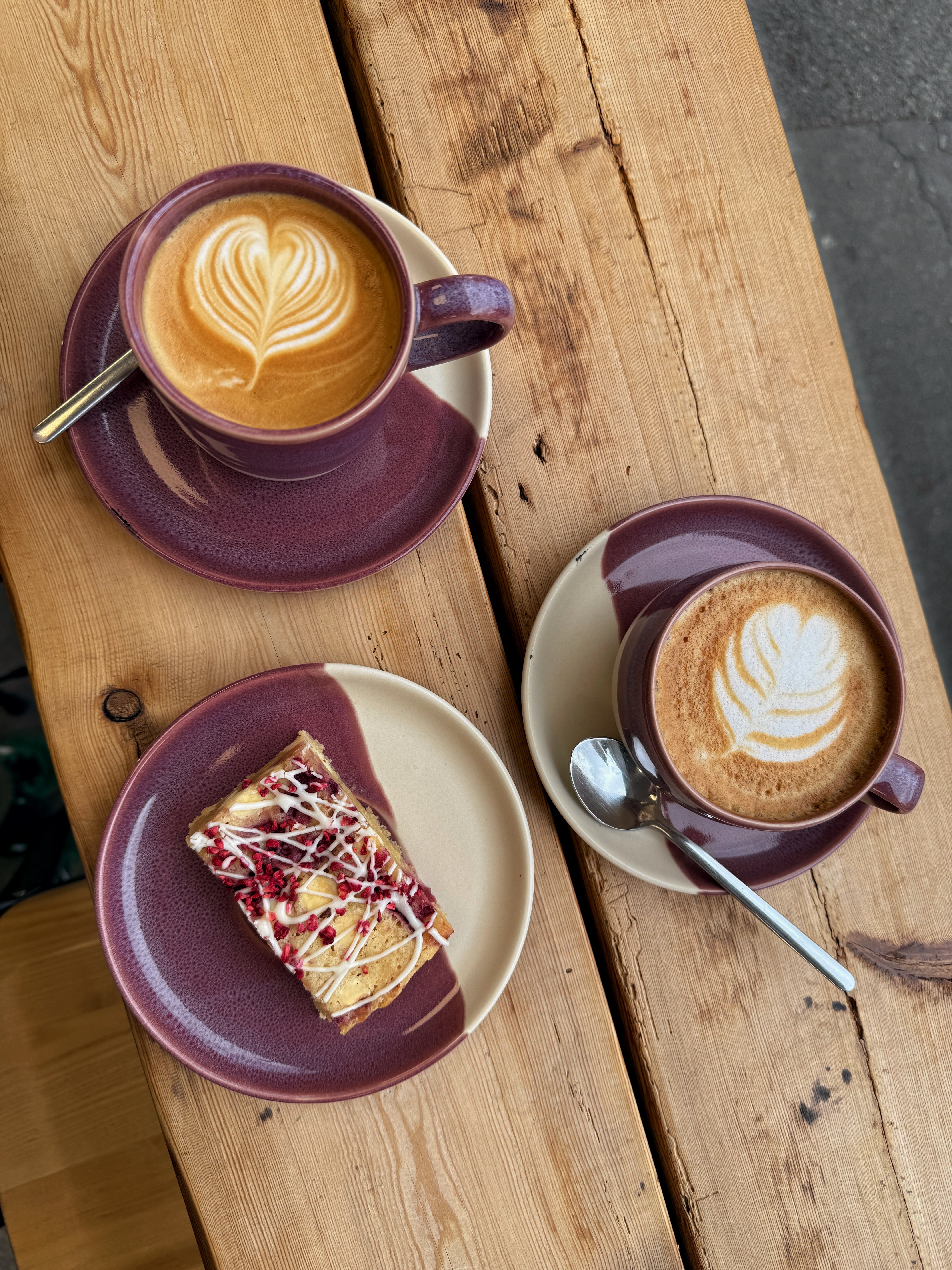 Californian Purple Shoreline Stoneware Cappuccino Mug 275ml/9.5oz