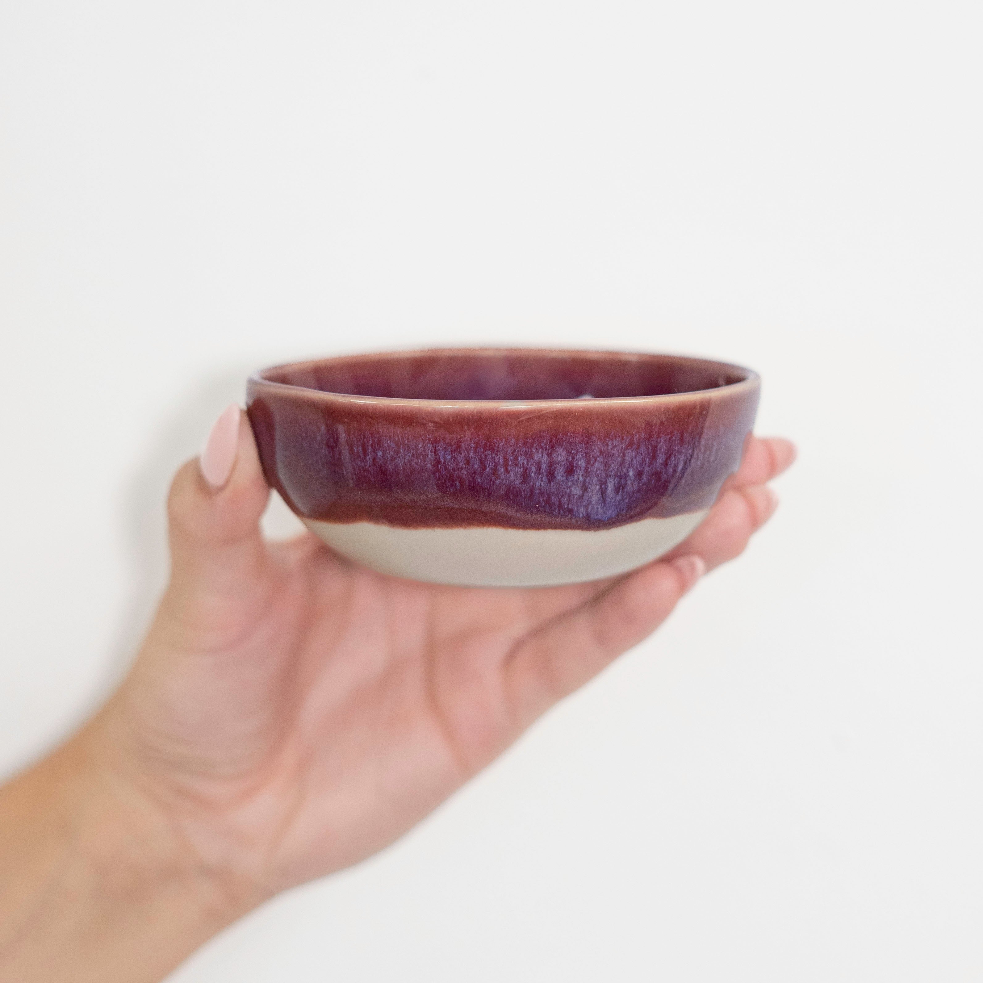 Californian Purple Shoreline Stoneware Tapas Bowl 10cm Dia - 200ml/7oz