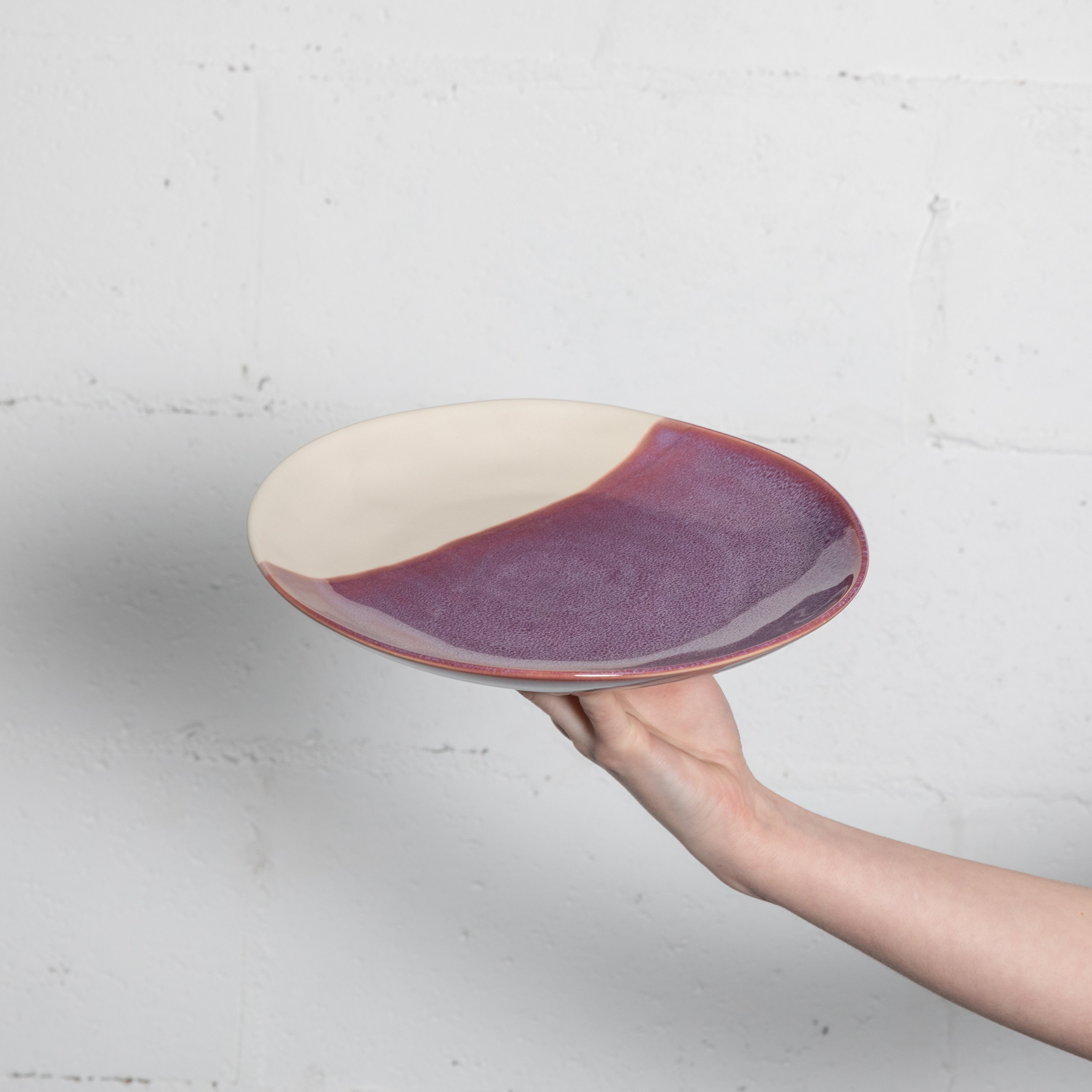 Californian Purple Shoreline Stoneware Mains Plate 27cm Dia