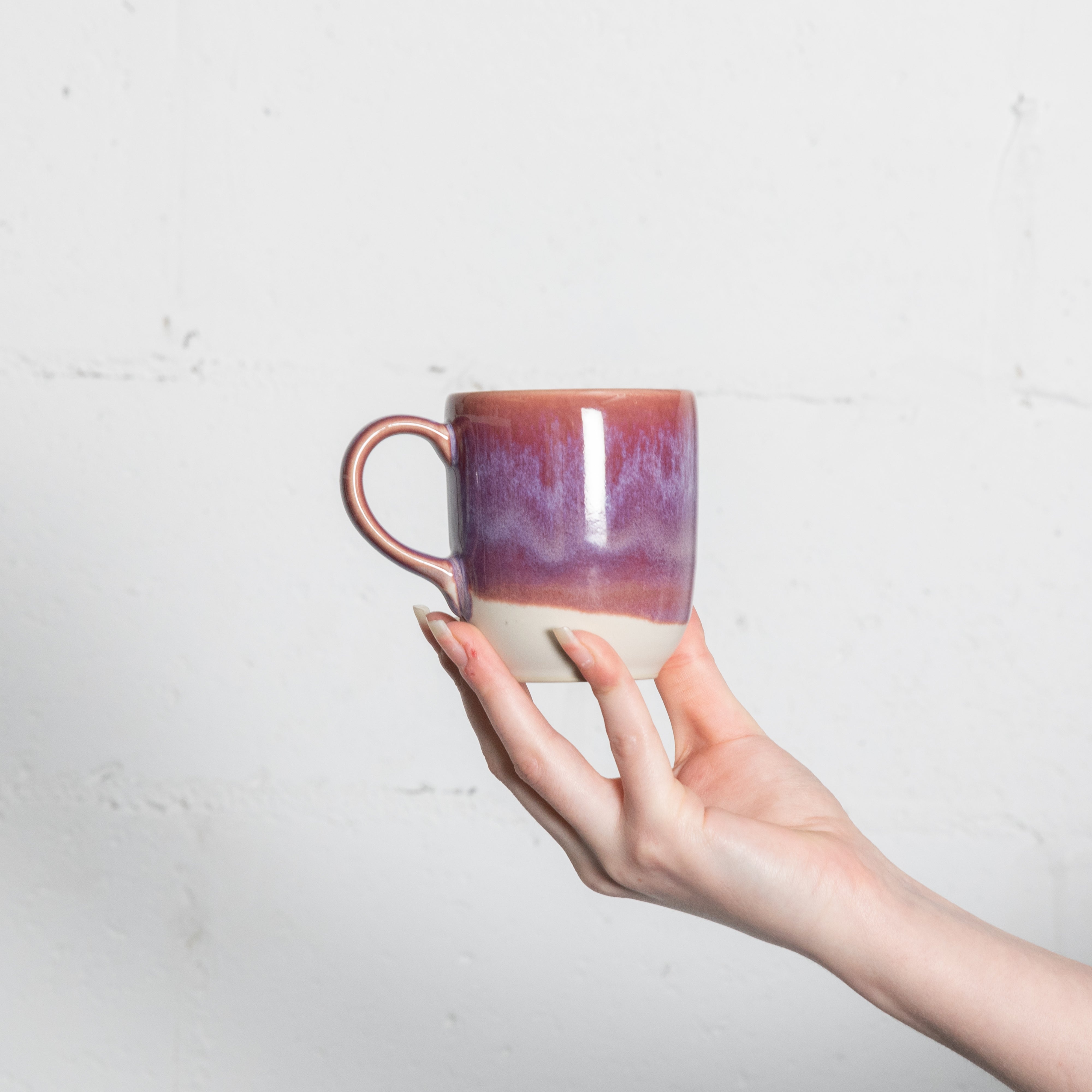 Californian Purple Shoreline Stoneware Latte Mug 325ml/11oz