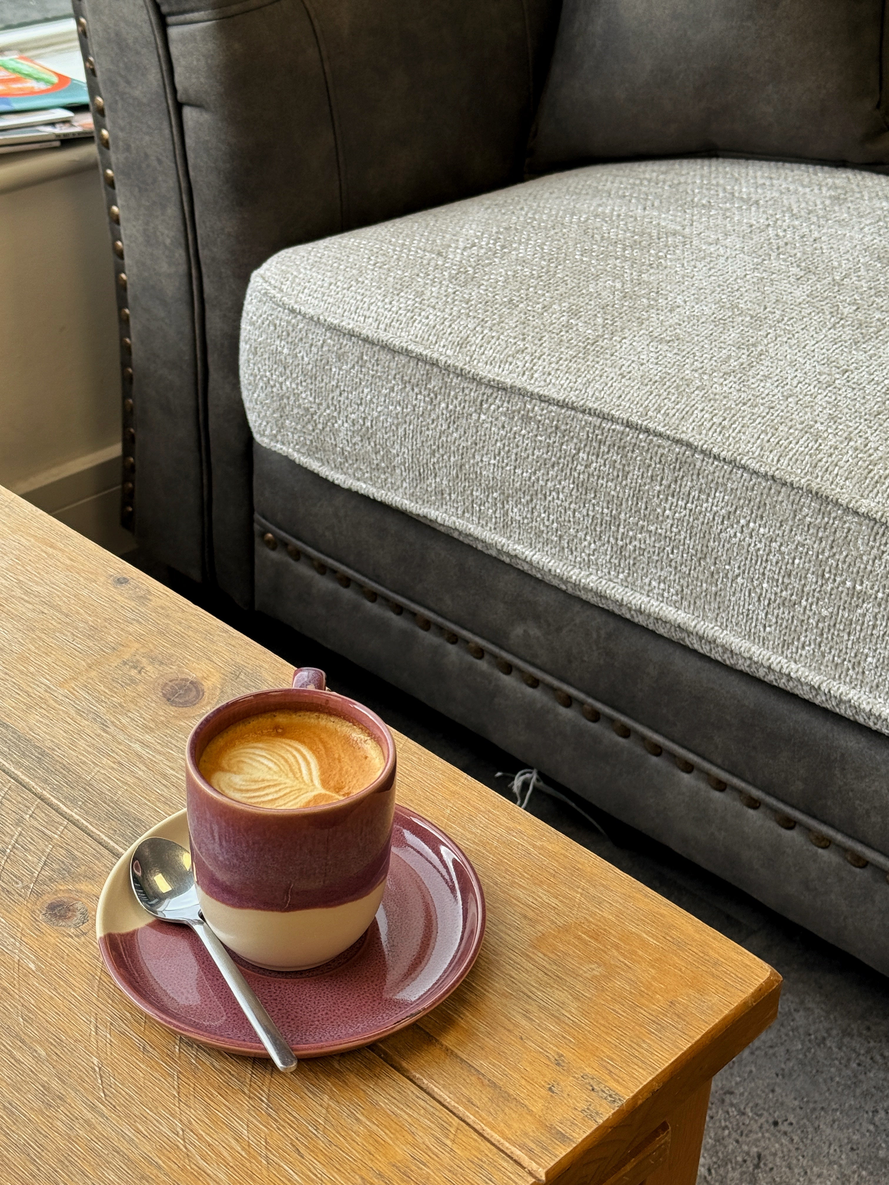 Californian Purple Shoreline Stoneware Latte Mug 325ml/11oz