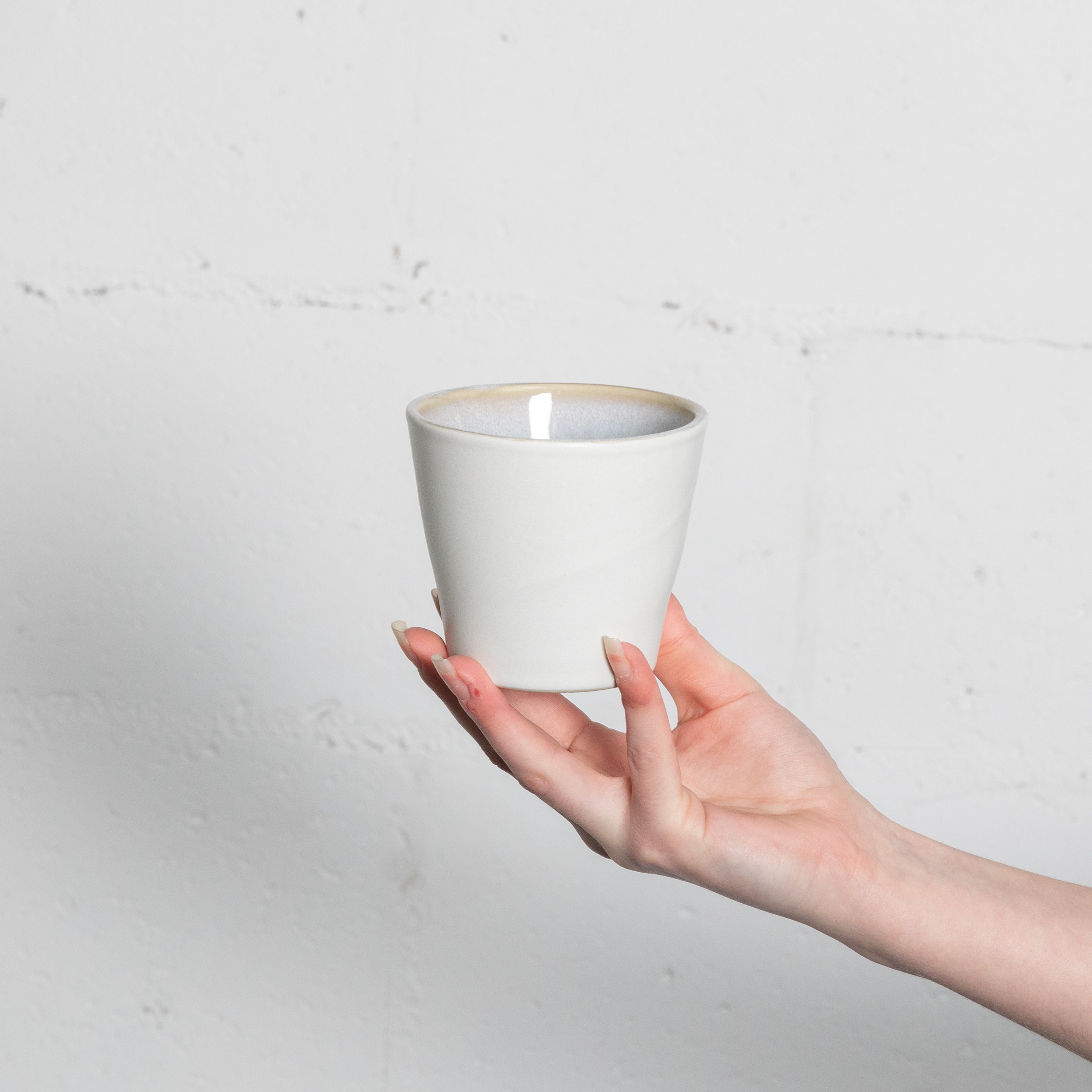 Moonstone Eclipse Stoneware Chip Pot 9cm Dia x 9cm H - 350ml/11.8oz