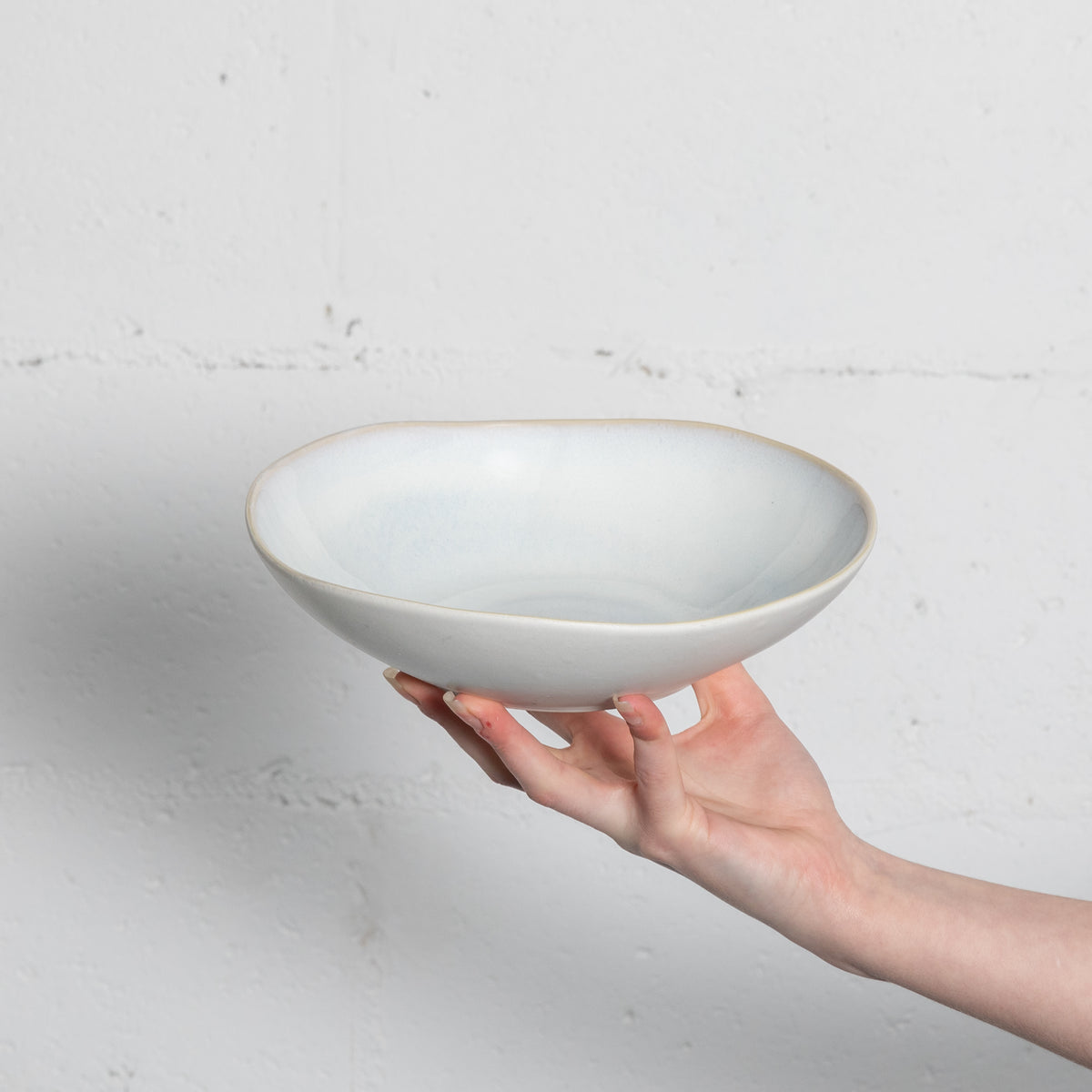 Moonstone Eclipse Stoneware Irregular Pasta Bowl 22.5cm Dia x 5.5cm H