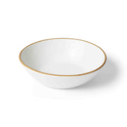 Matte White With Rye Edge 20cm Stoneware Bowl
