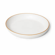 Matte White With Rye Edge 25cm Large Coupe Dish