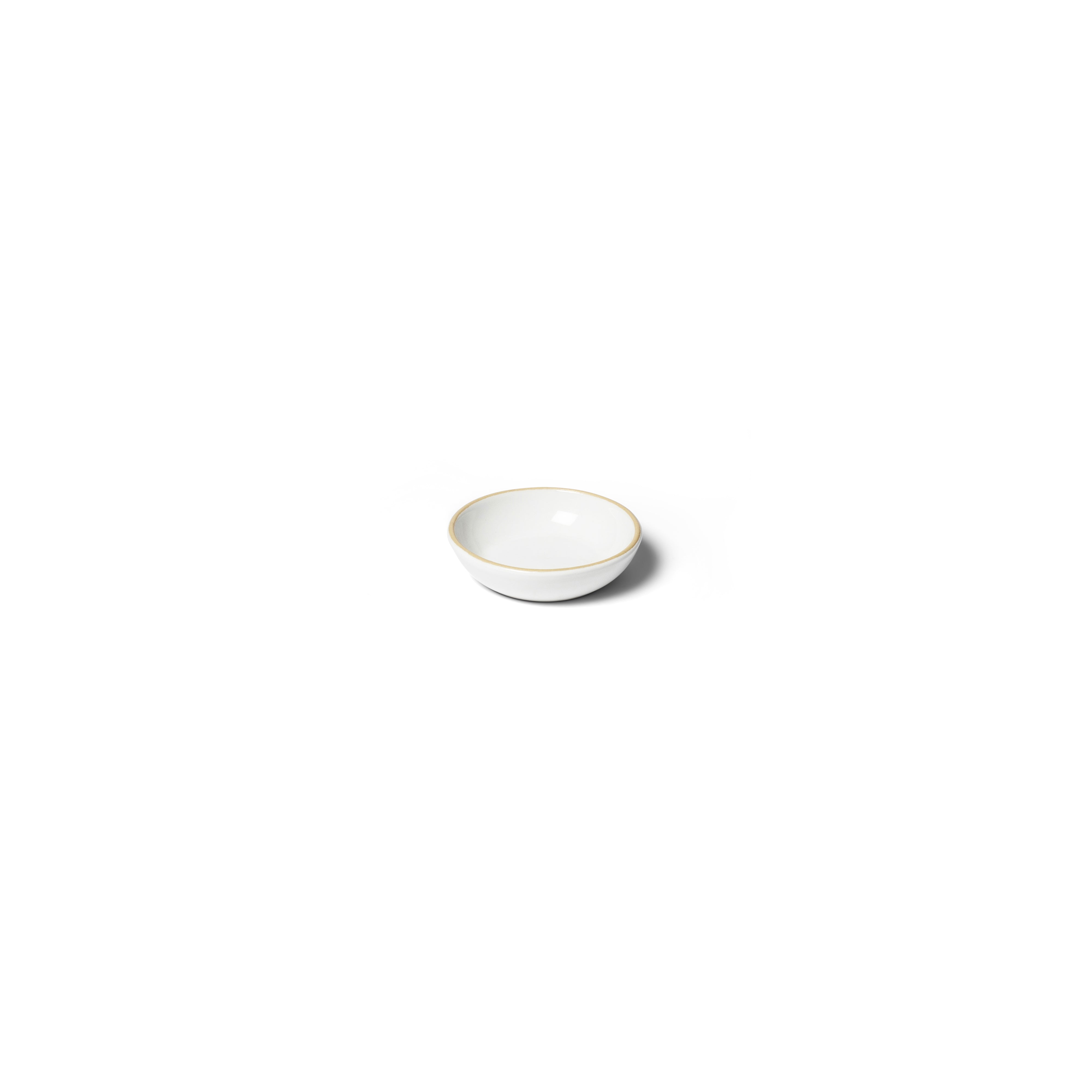 Tavs White With Barley Edge 9cm Olive Dish