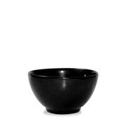 Bit On The Side Porcelain Metallic Black Onyx Spark Bowl - 19oz