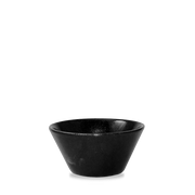Bit On The Side Porcelain Metallic Black Onyx Zest Snack Bowl 10oz