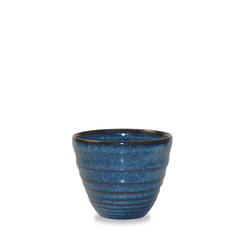 Bit On The Side Porcelain Sapphire Ripple Chip Mug 10oz