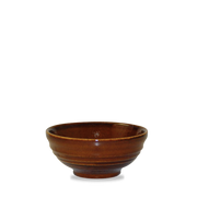 Bit On The Side Porcelain Cinnamon Ripple Snack Bowl 10oz