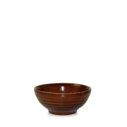 Bit On The Side Porcelain Cinnamon Ripple Snack Bowl 6oz