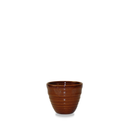 Bit On The Side Porcelain Cinnamon Ripple Dipper Pot 2oz