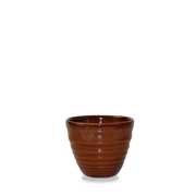 Bit On The Side Porcelain Cinnamon Ripple Dipper Pot 4oz