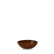 Bit On The Side Porcelain Cinnamon Ripple Dip Dish 5oz