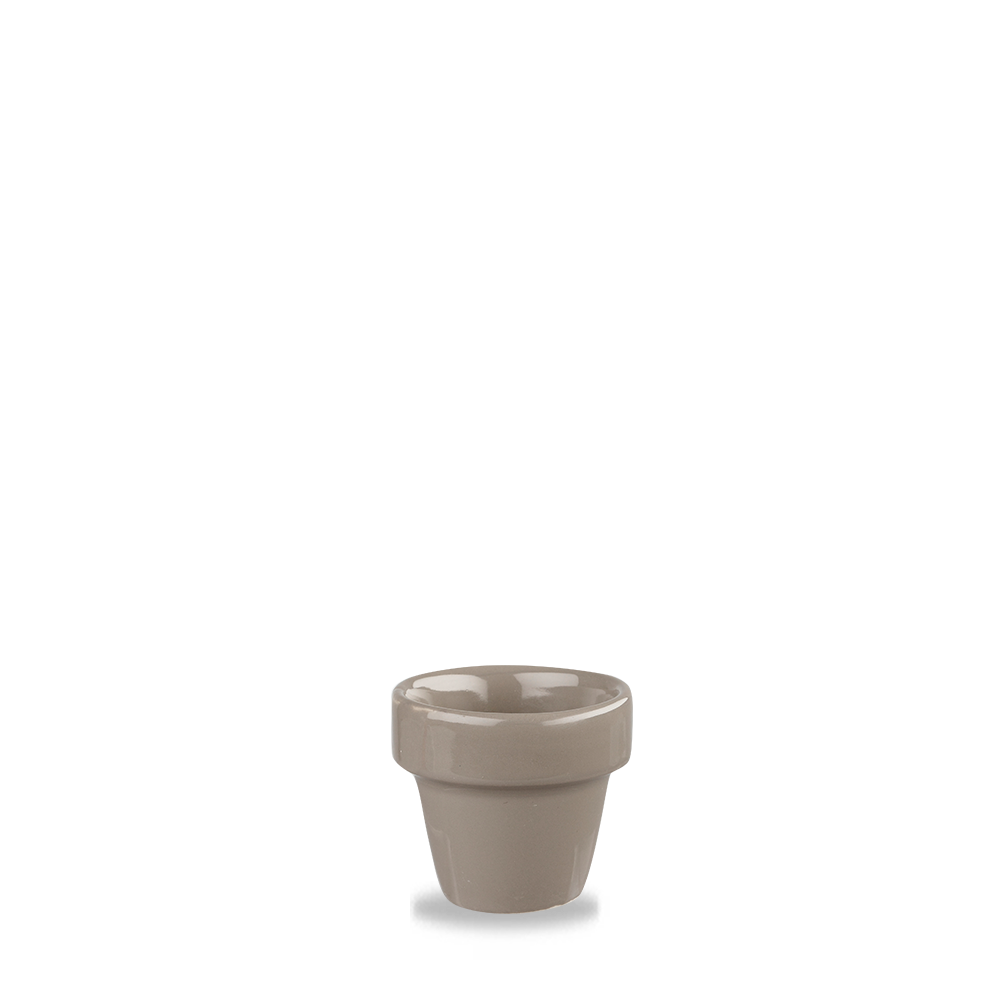 Bit On The Side Porcelain Pebble Plant Pot 2oz