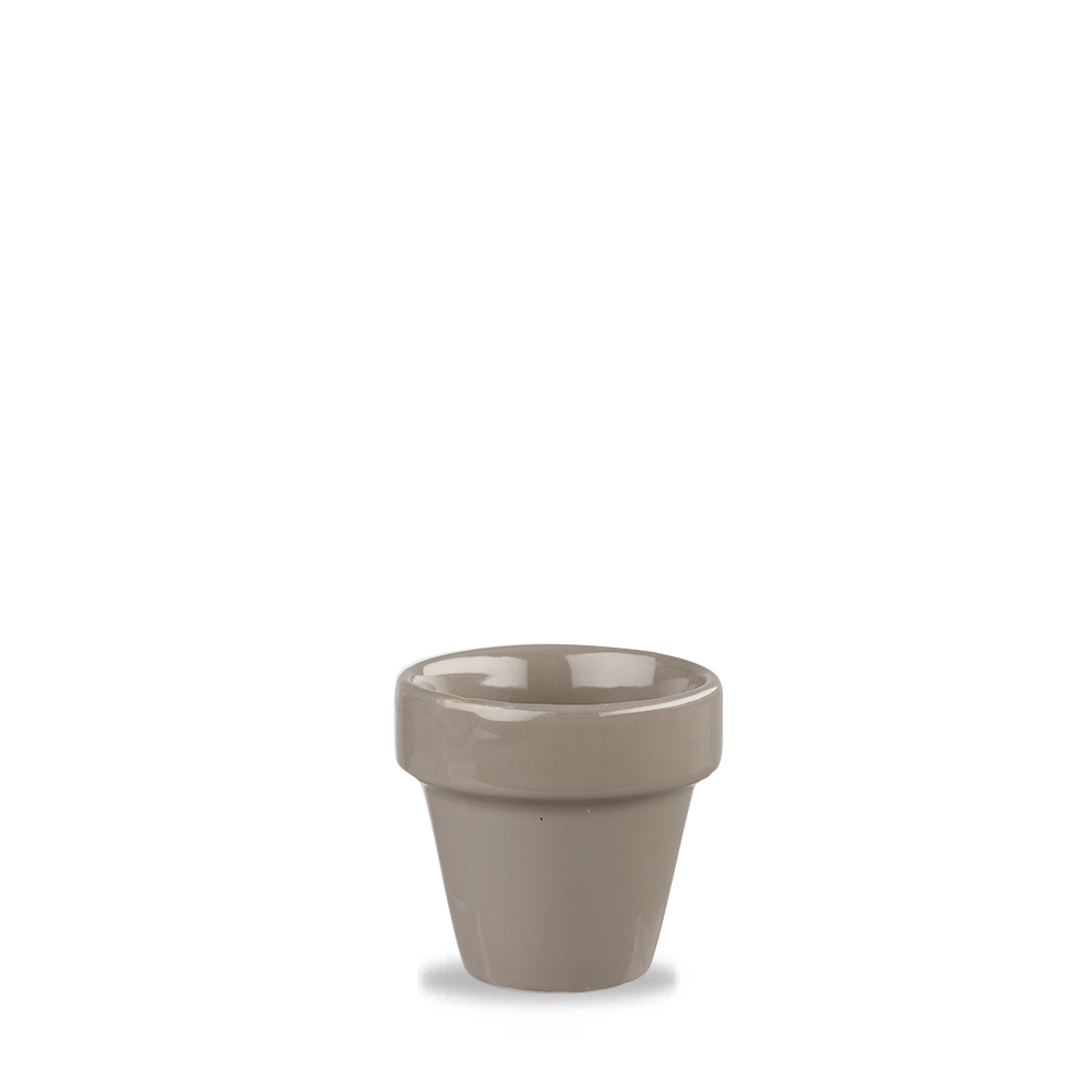 Bit On The Side Porcelain Pebble Plant Pot 4oz