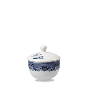 Vintage Prints Blue Willow Sandringham Sugar Bowl